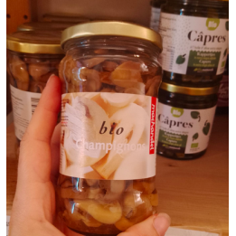 Champignons bio tranchés – 280g – Marchandel