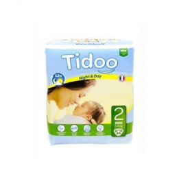 LIQUIDATIONS - couches Night and Day Mini T2 (3-6kg) Tidoo 64 pcs