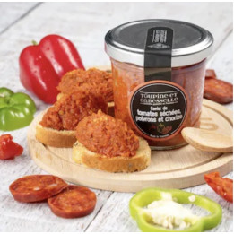 Caviar de tomates séchées, poivrons, chorizo - 90g