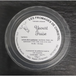 Yaourt fraise  (130 gr)