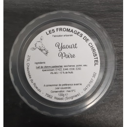 Yaourt poire (130 gr)