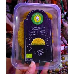Burger végé BROCOLI - BOITE 10 pc - bio - Paddestoel