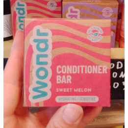 LIQUIDATIONS - Après shampoing solide melon - 55g - Wondr Care