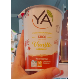 Dessert végétal COCO VANILLE bio - 400g - Ya