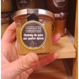 Chutney poire quatre épices - 90g