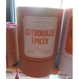 Bougie CITROUILLE EPICEE - 220g - Officine Lutèce