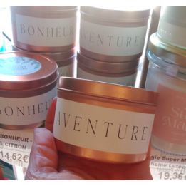 Bougie AVENTURE - 180g - Officine Lutèce