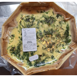 Quiche épinard et lardons  (500gr)